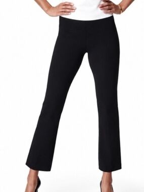 SPANX The Perfect Pant Kick Flair Black Stretch Pants Medium